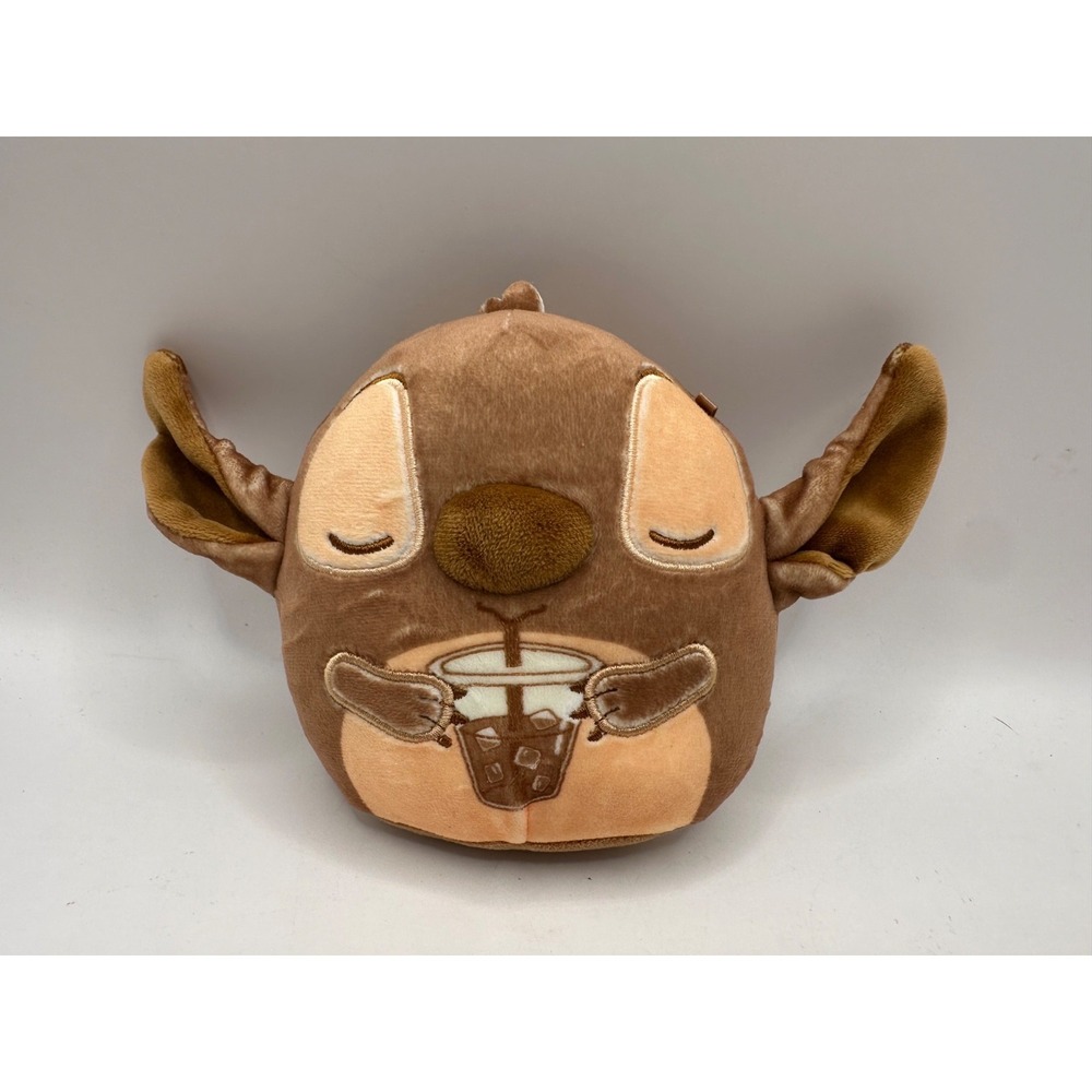 Disney Squishmallows Mystery Squad Stitch with Caramel Iced Coffee Scented